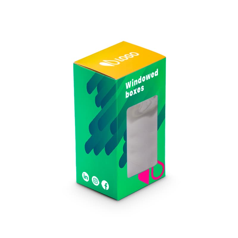 2000.00000 Boîtes En Carton Personnalisées Avec Fenêtre 15x4x15 cm - Easyflyer